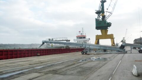 Chargement des bateaux