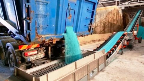 Construction inox pour engrais – décamionneur