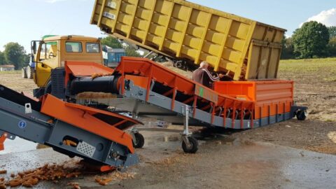 Construction maïs – décamionneur