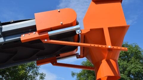 Goulotte fixe – manutention des boues