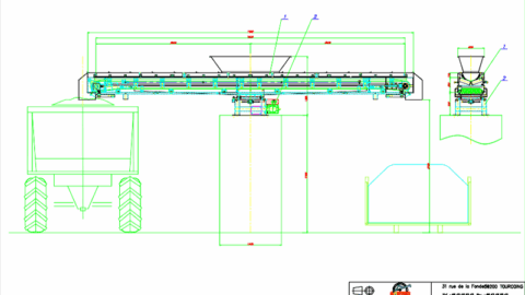 Plan convoyeur rotatif