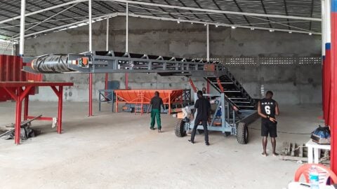 chargement camions vrac – sauterelle de chargement