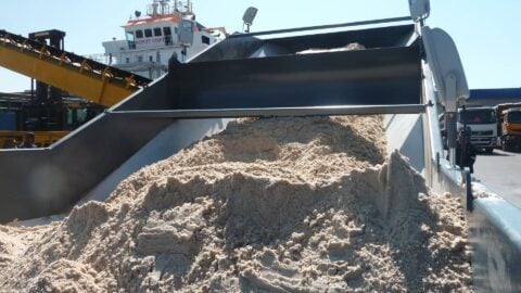 déchargement sable – trémie déchargement sautec