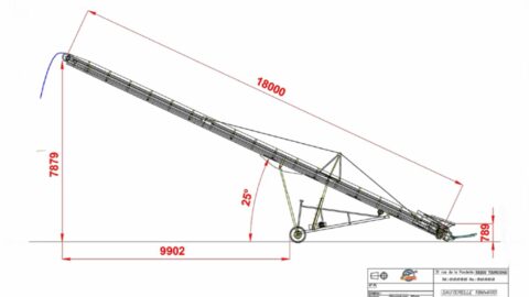 Plan convoyeur mobile 18m – sautec