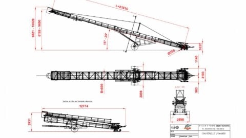 Plan convoyeur mobile 21m – sautec