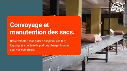 Sauterelle de manutention des sacs [Vidéo]