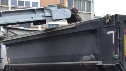 Evacuation des gravats