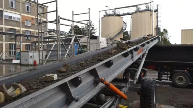 Convoyeur pour gravats