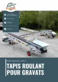 miniature de la fiche technique du tapis roulant pour gravats